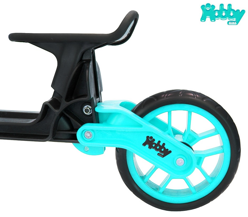 Беговел ОР503 Hobby bike Magestic, цвет - aqua black  